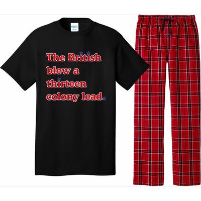 The British Blew A Thirteen Colony Lead Pajama Set