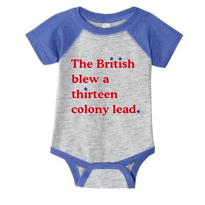 The British Blew A Thirteen Colony Lead Infant Baby Jersey Bodysuit