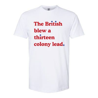 The British Blew A Thirteen Colony Lead Softstyle CVC T-Shirt