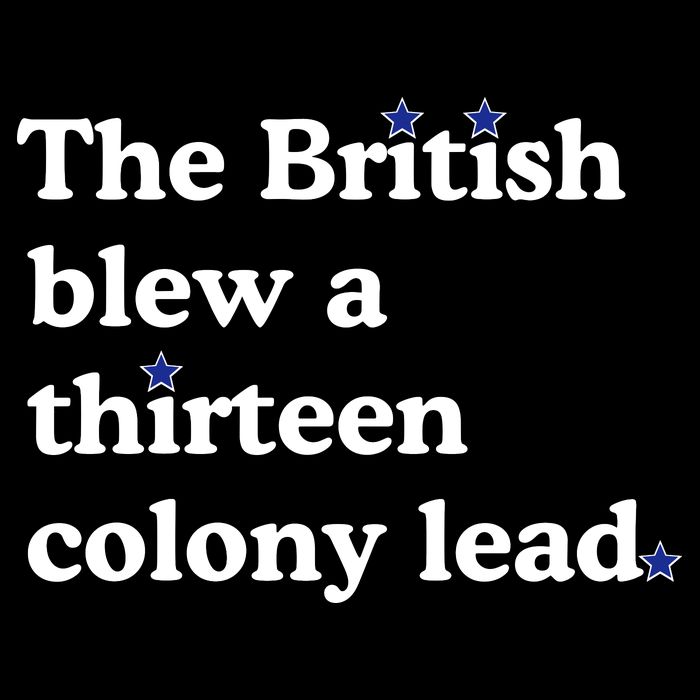 The British Blew A Thirteen Colony Lead Cooling Performance Crew T-Shirt