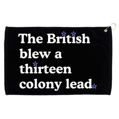 The British Blew A Thirteen Colony Lead Grommeted Golf Towel