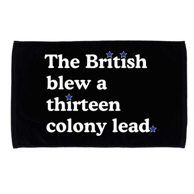 The British Blew A Thirteen Colony Lead Microfiber Hand Towel