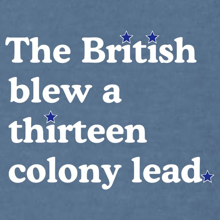 The British Blew A Thirteen Colony Lead Garment-Dyed Sweatshirt