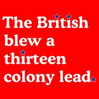 The British Blew A Thirteen Colony Lead Golf Towel