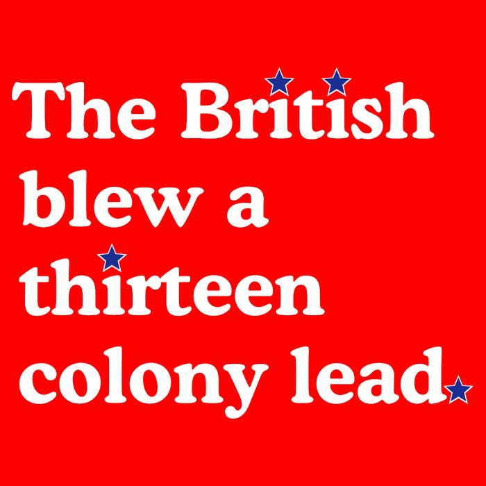 The British Blew A Thirteen Colony Lead Golf Towel