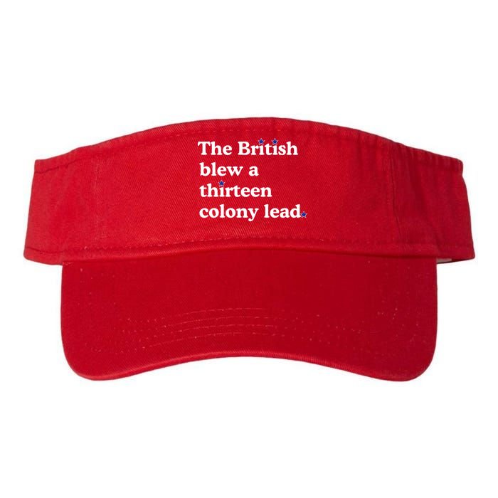 The British Blew A Thirteen Colony Lead Visor
