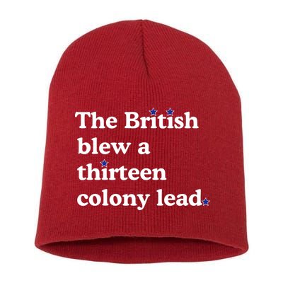 The British Blew A Thirteen Colony Lead Short Acrylic Beanie