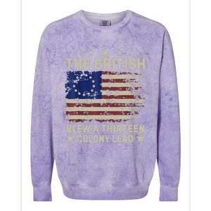 The British Blew A Thirteen Colony Lead Colorblast Crewneck Sweatshirt