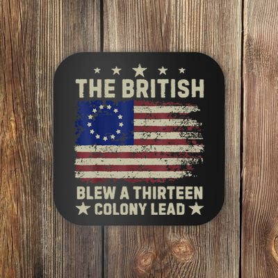 The British Blew A Thirteen Colony Lead Coaster