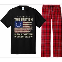 The British Blew A Thirteen Colony Lead Pajama Set