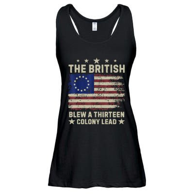 The British Blew A Thirteen Colony Lead Ladies Essential Flowy Tank