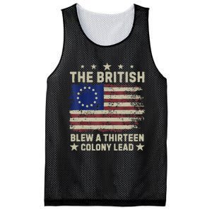 The British Blew A Thirteen Colony Lead Mesh Reversible Basketball Jersey Tank