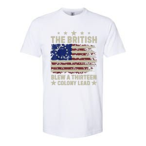 The British Blew A Thirteen Colony Lead Softstyle CVC T-Shirt