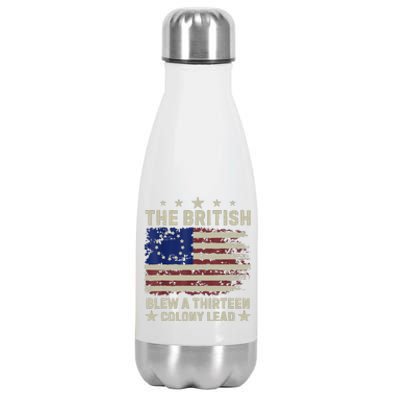 The British Blew A Thirteen Colony Lead Stainless Steel Insulated Water Bottle