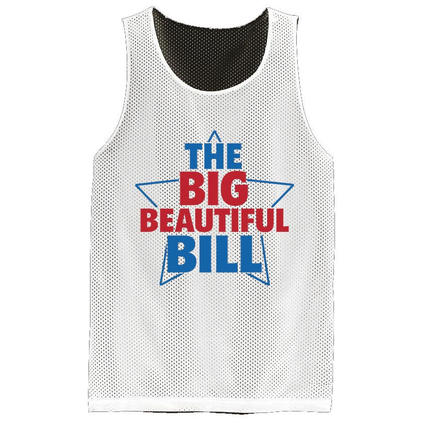 The Big Beautiful Bill Mesh Reversible Basketball Jersey Tank