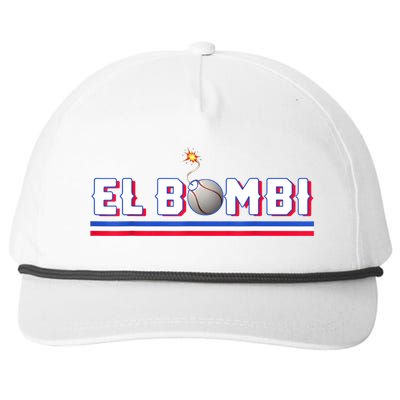 Texas Baseball Blue G El Bombi Logo Snapback Five-Panel Rope Hat