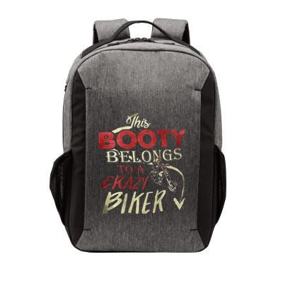 This Booty Belongs To A Crazy Biker Funny Biker Vector Backpack