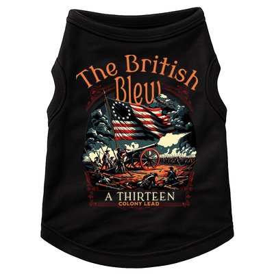 The British Blew A 13 Colony Lead Funny 4th Of July Usa Doggie Tank