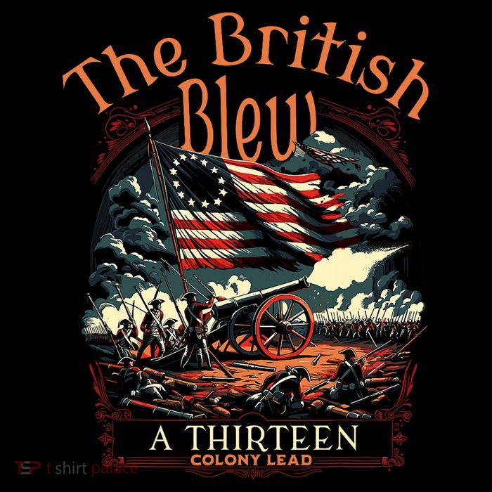 The British Blew A 13 Colony Lead Funny 4th Of July Usa Bucket Hat