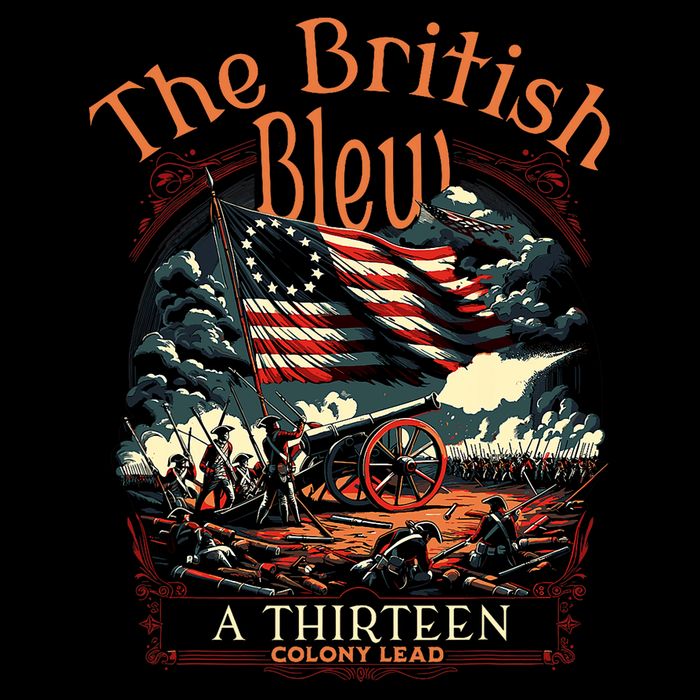 The British Blew A 13 Colony Lead Funny 4th Of July Usa Cooling Performance Long Sleeve Crew