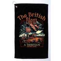 The British Blew A 13 Colony Lead Funny 4th Of July Usa Golf Towel