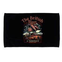 The British Blew A 13 Colony Lead Funny 4th Of July Usa Microfiber Hand Towel