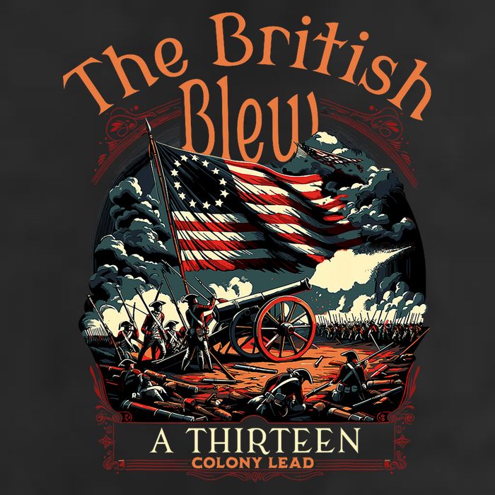 The British Blew A 13 Colony Lead Funny 4th Of July Usa Microfiber Hand Towel