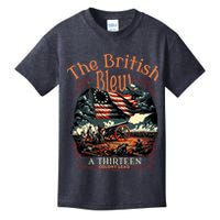 The British Blew A 13 Colony Lead Funny 4th Of July Usa Kids T-Shirt