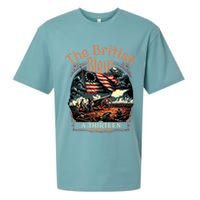 The British Blew A 13 Colony Lead Funny 4th Of July Usa Sueded Cloud Jersey T-Shirt