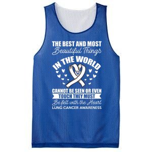 The Best Beautiful Things Awareness Lung Cancer Gift Mesh Reversible Basketball Jersey Tank