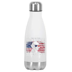 The British Blew A Thirteen Colony Lead Funny 4th Of July Stainless Steel Insulated Water Bottle