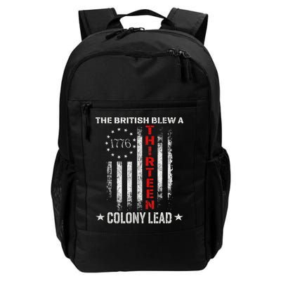 The British Blew A 13 Colony Lead Funny 4th Of July Backpack