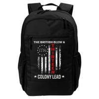 The British Blew A 13 Colony Lead Funny 4th Of July Backpack