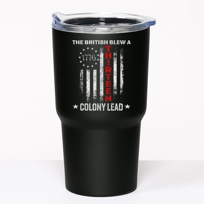 The British Blew A 13 Colony Lead Funny 4th Of July Tumbler