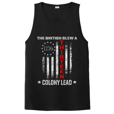 The British Blew A 13 Colony Lead Funny 4th Of July PosiCharge Competitor Tank