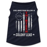 The British Blew A 13 Colony Lead Funny 4th Of July Doggie Tank