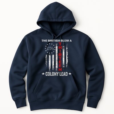 The British Blew A 13 Colony Lead Funny 4th Of July Hoodie