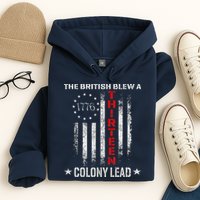 The British Blew A 13 Colony Lead Funny 4th Of July Hoodie