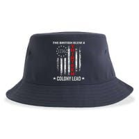 The British Blew A 13 Colony Lead Funny 4th Of July Sustainable Bucket Hat