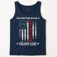 The British Blew A 13 Colony Lead Funny 4th Of July Tank Top