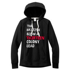 The British Blew A Thirteen Colony Lead Women's Fleece Hoodie