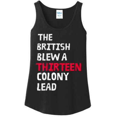 The British Blew A Thirteen Colony Lead Ladies Essential Tank