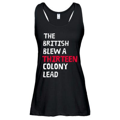 The British Blew A Thirteen Colony Lead Ladies Essential Flowy Tank