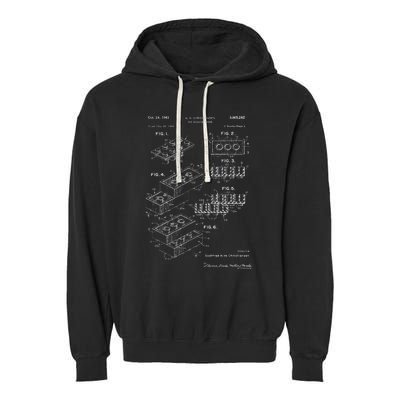 Toy Building Brick Patent Garment-Dyed Fleece Hoodie