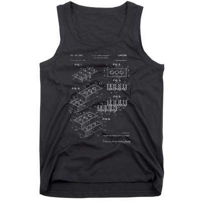 Toy Building Brick Patent Tank Top