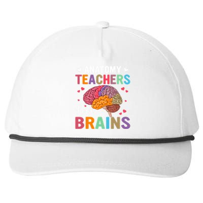 Teachers Brains Back To School Snapback Five-Panel Rope Hat