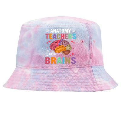 Teachers Brains Back To School Tie-Dyed Bucket Hat