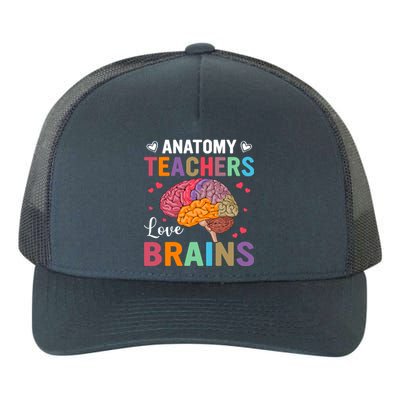 Teachers Brains Back To School Yupoong Adult 5-Panel Trucker Hat