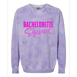 Team Bride Bachelorette Squad Colorblast Crewneck Sweatshirt