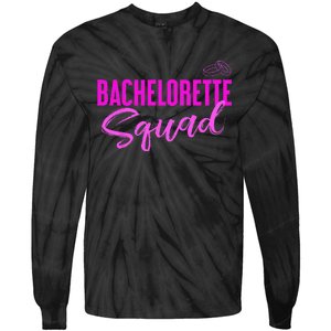 Team Bride Bachelorette Squad Tie-Dye Long Sleeve Shirt